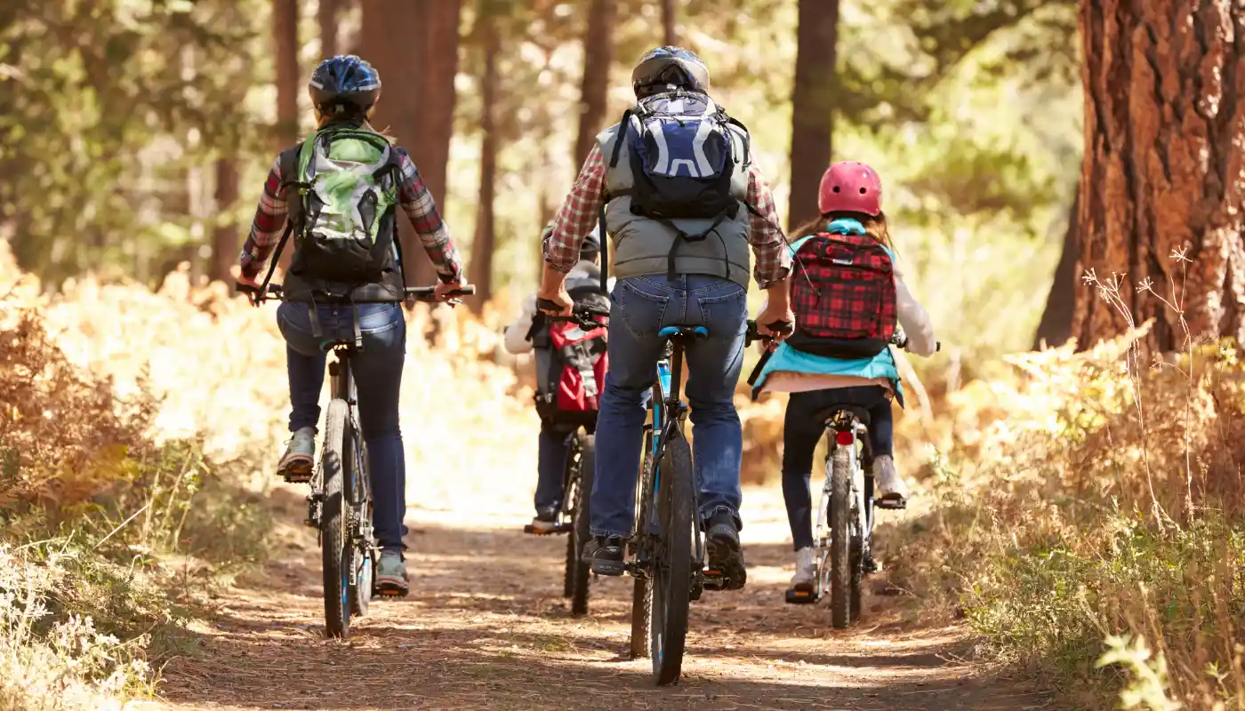 Sortie vtt en famille dans le Jura